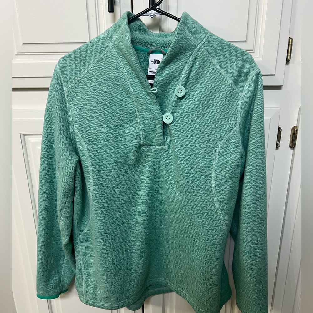 North face pullover turquoise XL